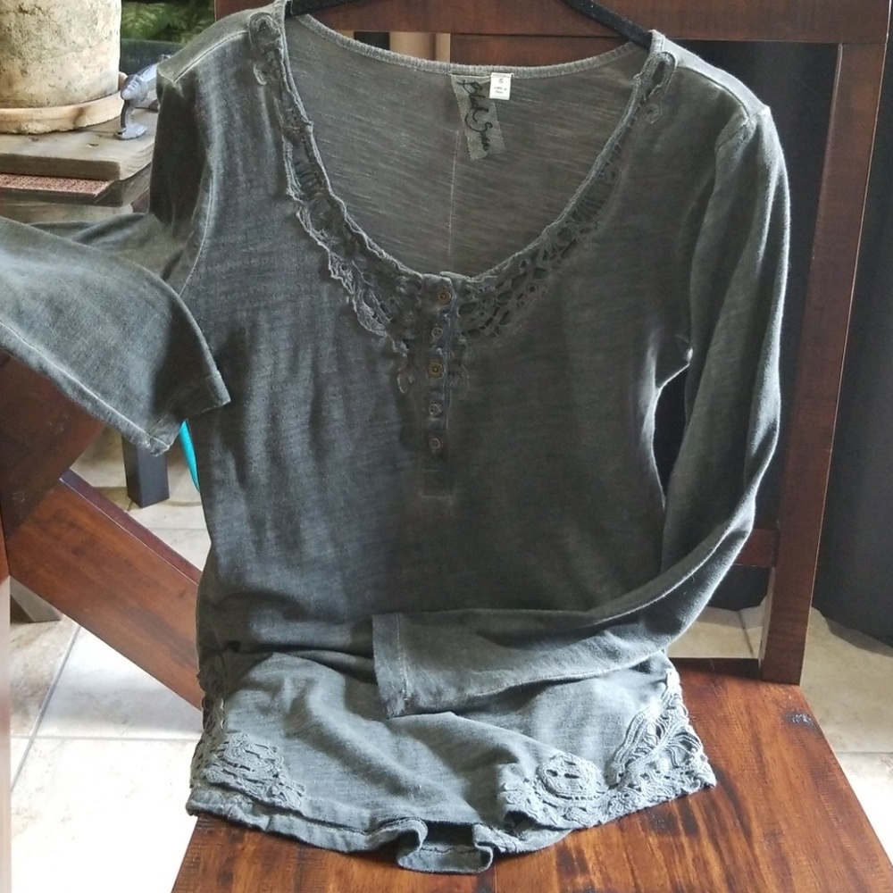 Black Swan Ladies Grey Long sleeve Top
